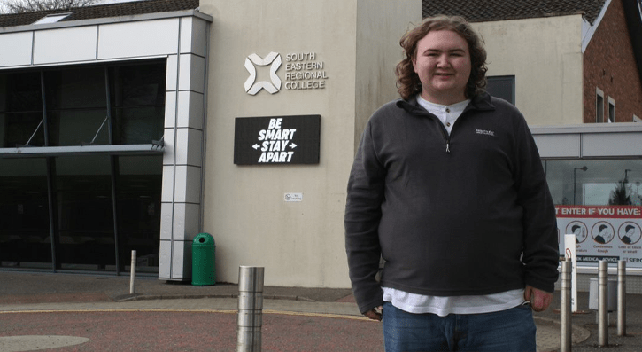 James Rowley, SERC Advanced Foundation Learning student, Newtownards Campus, came runner up in the Anti-Bullying Week 2020 Creative Arts Competition, Special Merit Category.  